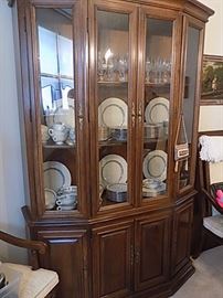 Dining Room Lighted China Cabinet