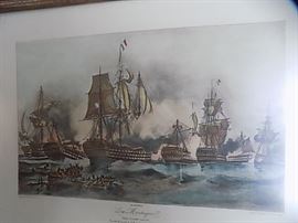 Naval Battle Print
