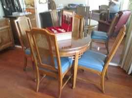fabulous dining set with 4 chairs and matching buffet - will fit in any place
