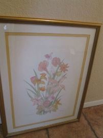 There is a selection of framed art - prints and some originals (e.g Robert Draper, Dan Mitra)