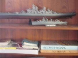 A must see - the collection of completed model ships and airplanes as well as boxed models 