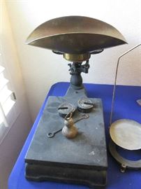 Five vintage scales manufacturers that include  Troemner, and Howe - 1873