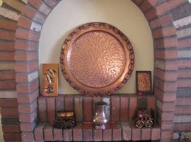 Lovely decorative copper pieces