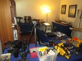 overview of man cave room