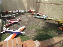 come fly away on our runway full of model airplanes