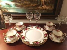 Beautiful China Set , Circa 1962.