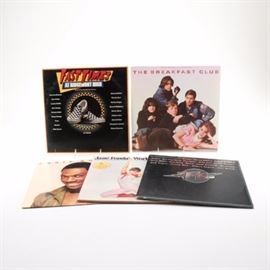 "Breakfast Club" Soundtrack, Eddie Murphy and Other Vintage LPs: A collection of vintage records including Fast Times at Ridgemont High, The Breakfast Club, Eddie Murphy, Jane Fonda’s Workout Record and more.