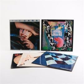 "Candy-O" and Other Cars Albums: A collection of five albums by The Cars: their self-titled LP, Door to Door, Panorama, Candy-O and Shake It Up.
