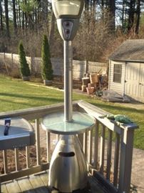 outside coleman heaters.