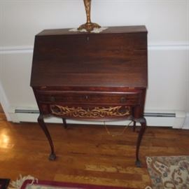 Slant Front inlaid Desk