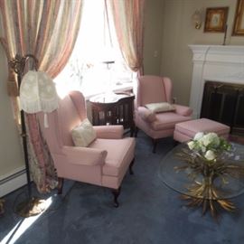 Pair of Wing Chair Seating