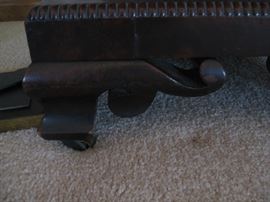 Victorian marble top pedestal legs on wheels, same intricate design flows around the base