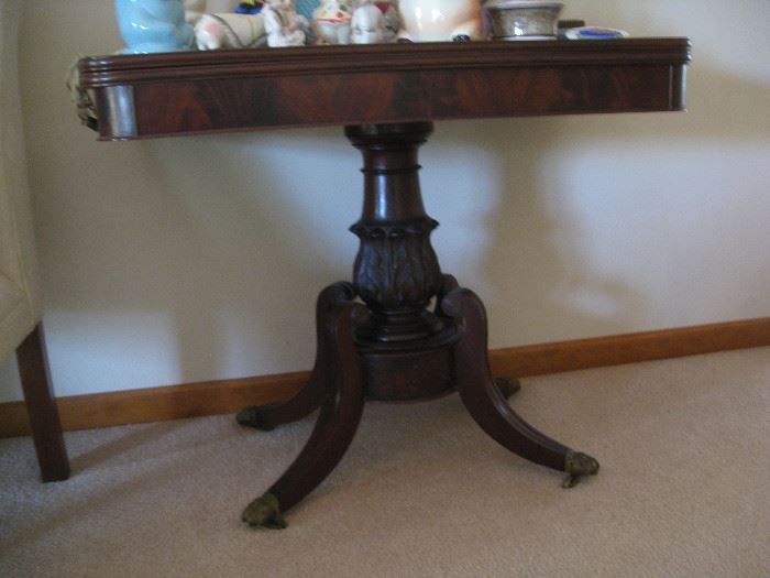 Victorian flip top table