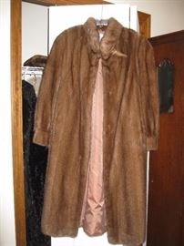 Mink full length coat
