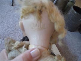 Armand Marseille 390. A 2.11 antique German Bisque doll head