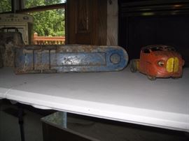 Vintage truck underneath