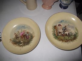 Vintage pedestal bowls