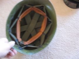 Inside of helmet