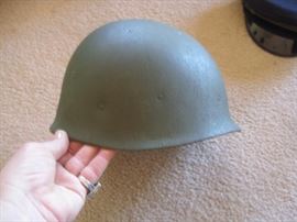 Helmet is made of heavy plastic US