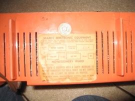 Bottom of Airline radio by Wards