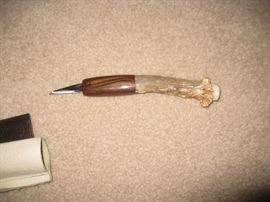 Bone handle knife