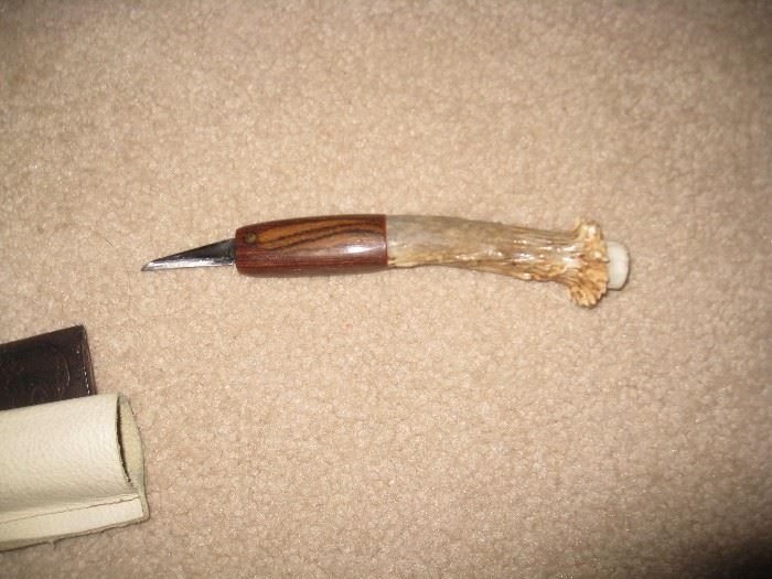 Bone handle knife