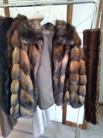 Bill Marre' Inc - short Mink zipped coat with wide collar-great condition!