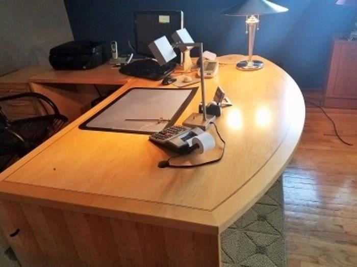 Two piece Scandinavian desk by Jasper.
