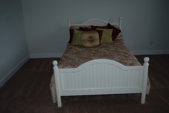 Full Size Ivory Bed