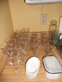 Nice set of crystal goblets