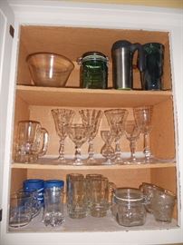Crystal stems and everyday glassware