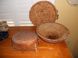 Baskets--dough bowl sold