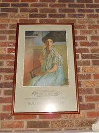 National Museum of Women in the Arts Inaugural Opening-1987 framed poster