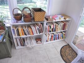 Selection of paperback books and magazines