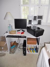 Small computer table                                                             HP printer sold on Friday