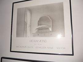 Well known photo art poster dated 1977 by Lilo Raymond (German born US photographer)