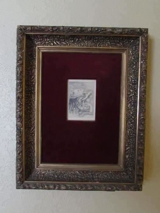               Original Renoir etching with provenance 