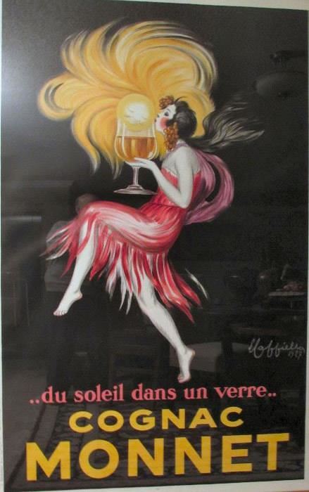 Cappiello 1927 - Signed and Framed original Poster  “Sunshine in a Glass” This is an amazing piece to see, striking, joyful full of movement and action. 