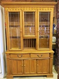 Modern lighted hutch