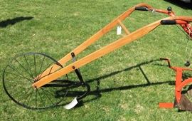Antique walking plow (restored)