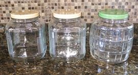 Hoosier glass kitchen jars