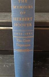 Vintage book "The Memoirs of Herbert Hoover, The Great Depression 1929-1941