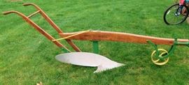 John Deere antique walking plow