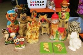 Vintage Chalkware collection