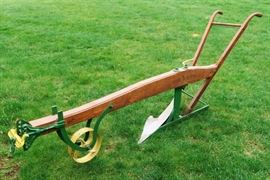 John Deere antique walking plow