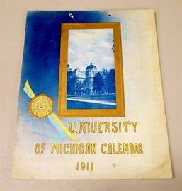 1911 University of Michigan Calendar
