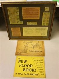 War ration display, flood books