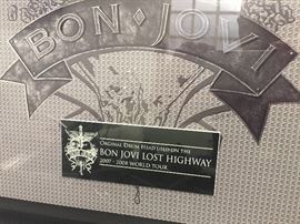 Signed Bon Jovi Music Memorabilia 