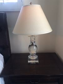 Restoration Hardware, Crystal Banister Table Lamp (pair)