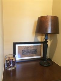 Restoration Hardware Lamp & José Thenée